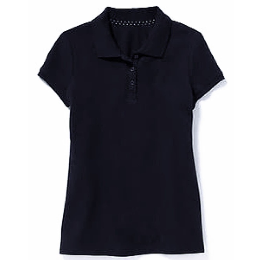 OLD NAVY Girl’s Short-Sleeve Pique Polo in Black